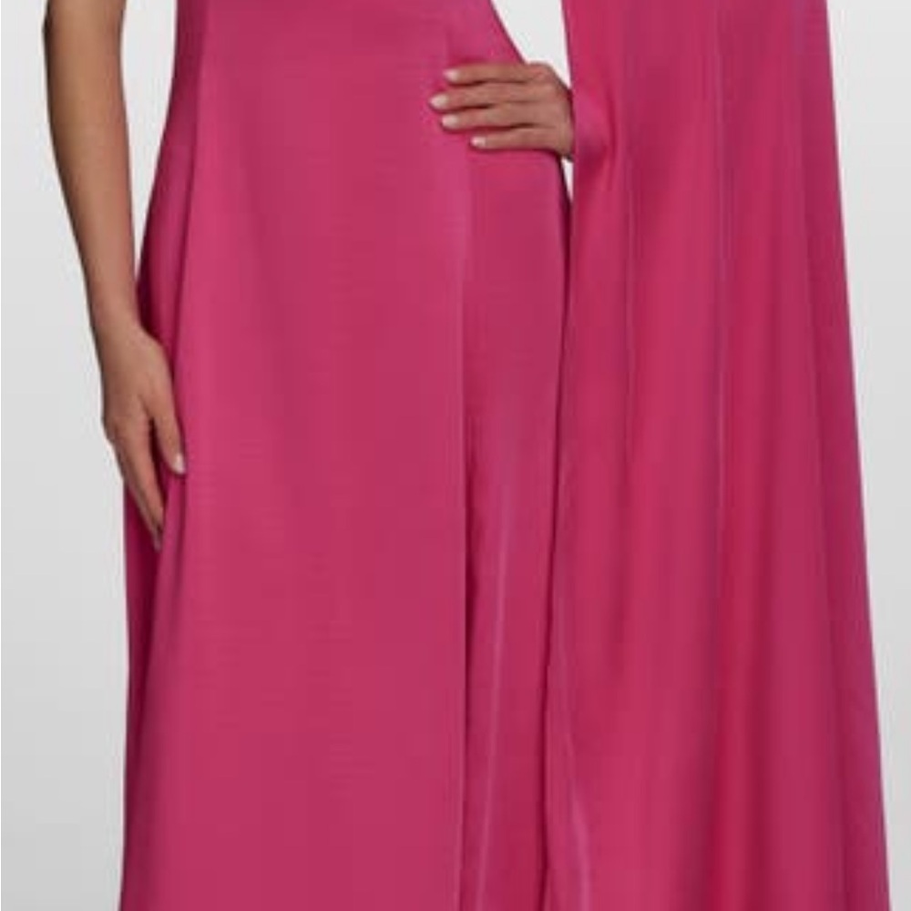 Donna Karan Pink Maxi Dress